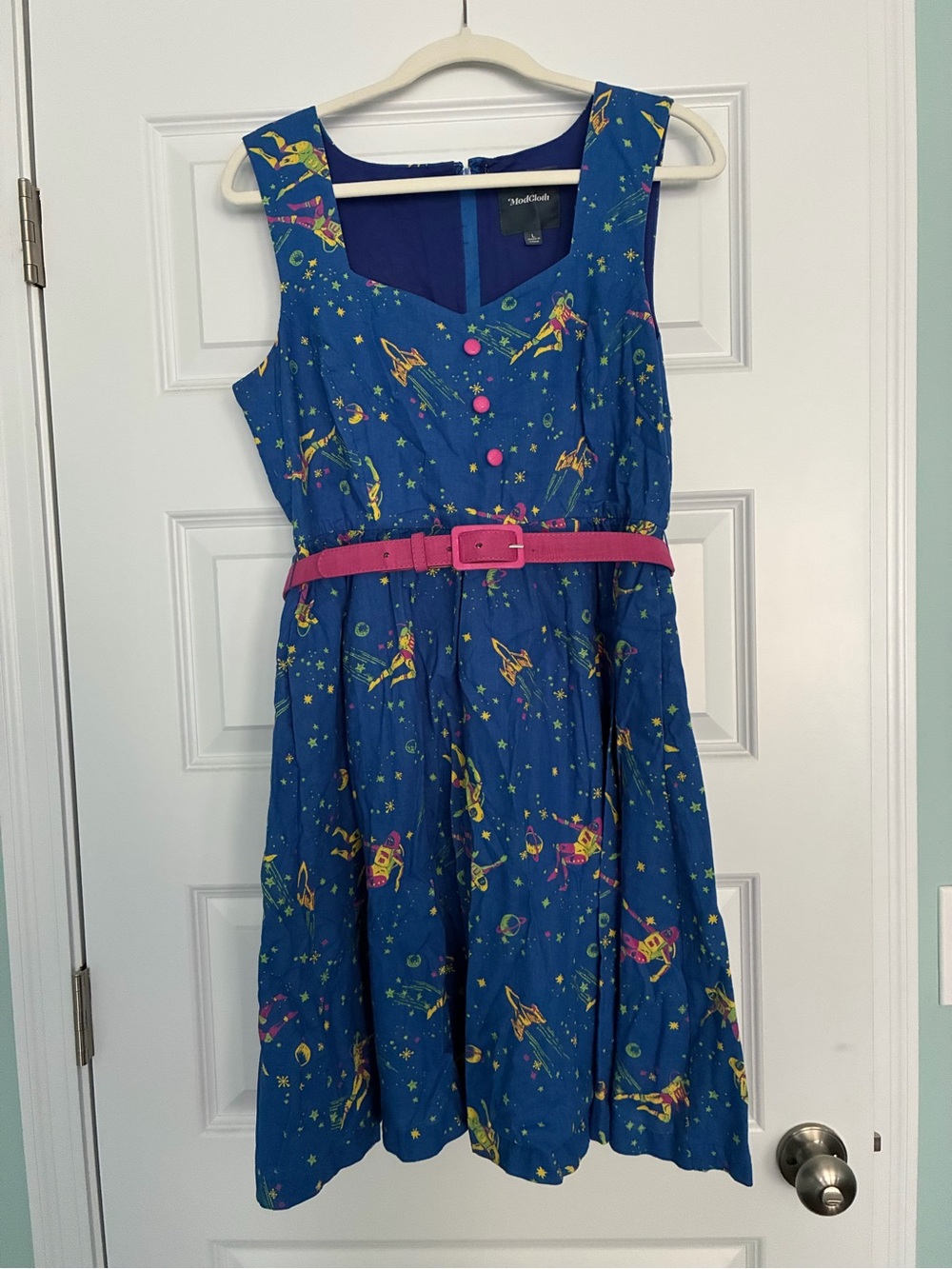 ModCloth Retro Astronaut Rockabilly Dress